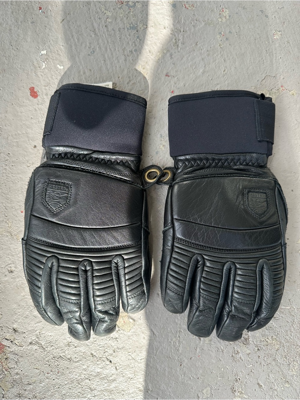 Hestra Black Gloves